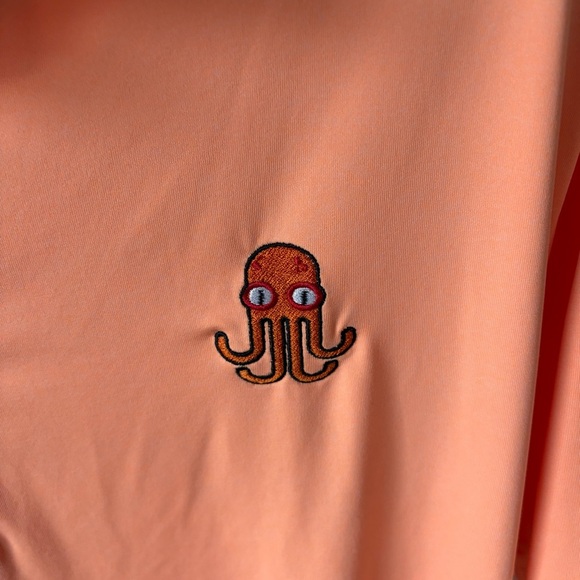 Men's Orange Polo Shirt - Picture 3 of 6